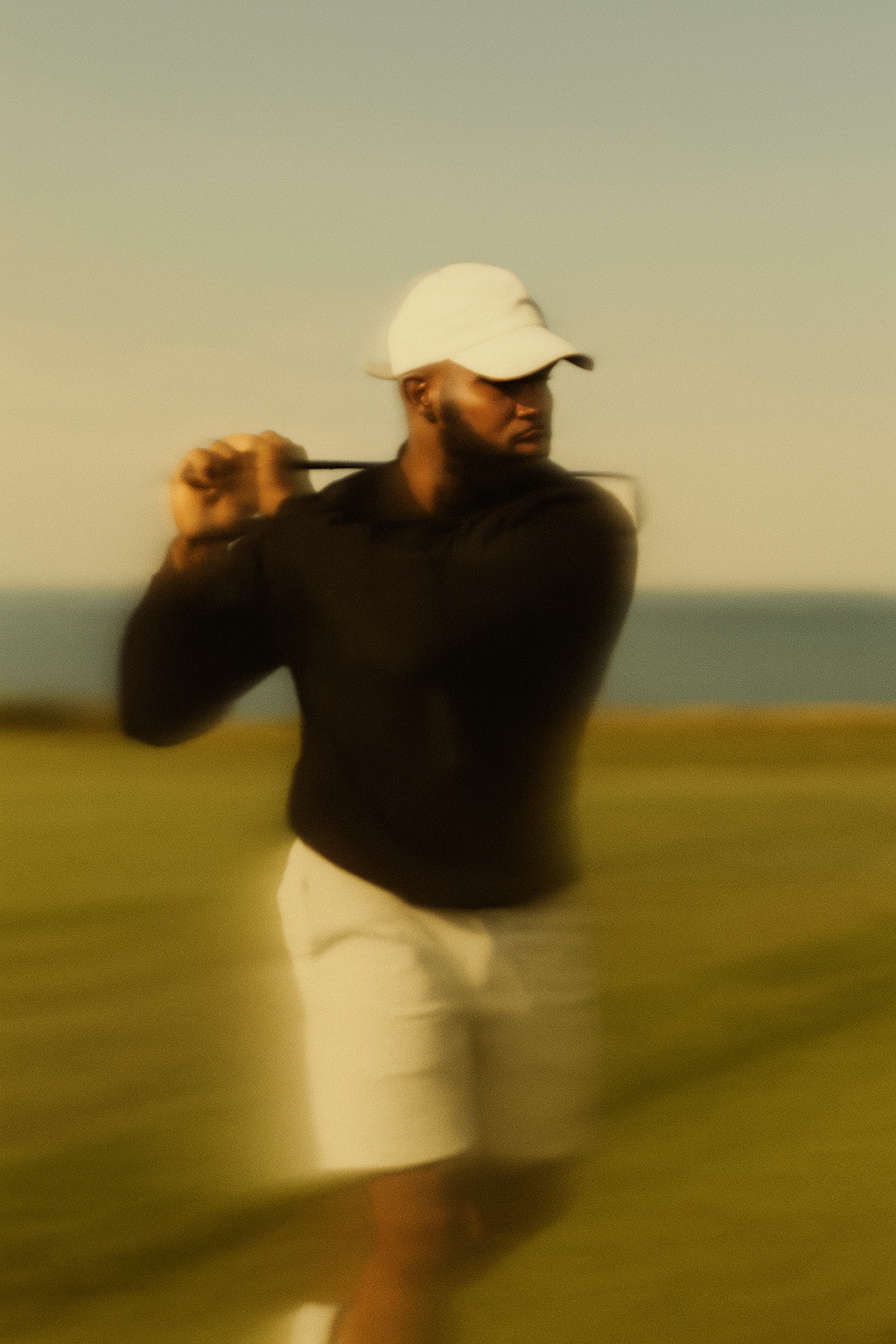 Motion blur of a golf swing